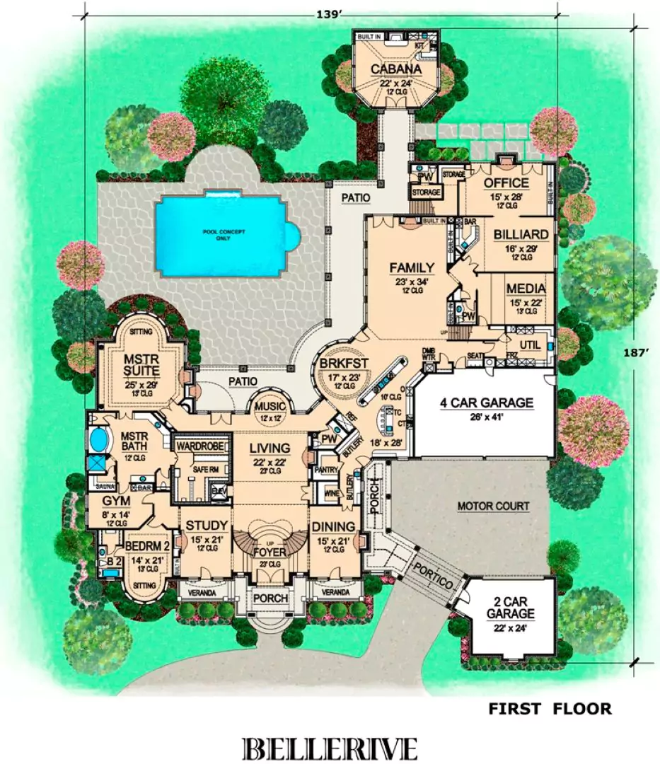 Bellerive Floor Plan